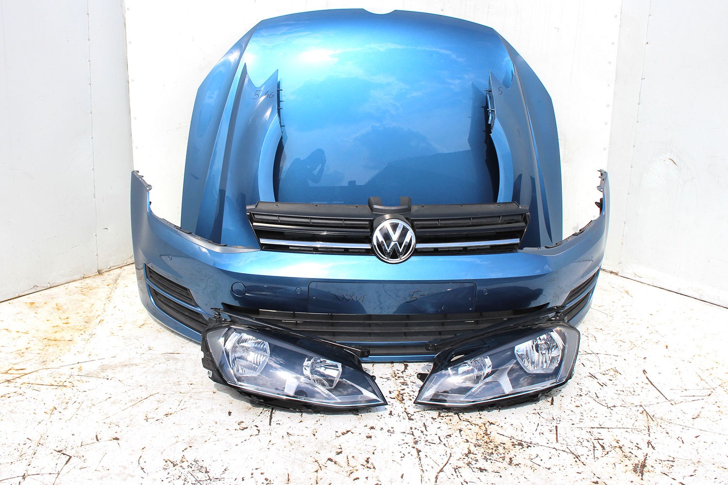 Vw Golf Vii Prz D Maska B Otniki Zderzak Pas Przedni Lampy