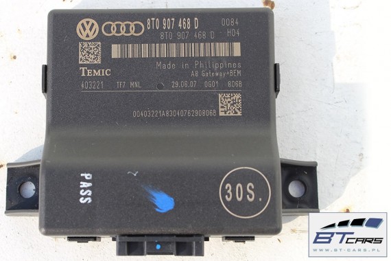 AUDI A4 A5 Q5 STEROWNIK MODUŁ GATEWAY 8T0 907 468 D 8T0907468D 8T0907468H 8T0907468M 8T0907468D 8T0907468H 8T0907468M8K 8T 8R
