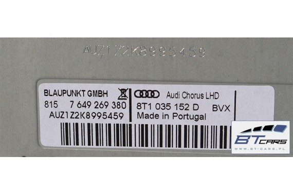 AUDI A4 A5 Q5 RADIO CZYTNIK CHOURS 8T1035152D 8T1057152D  8T1 035 152 D 8T1 057 152 C 8K 8T 8R 8T1057152C 8T1035152DX 8T1035152
