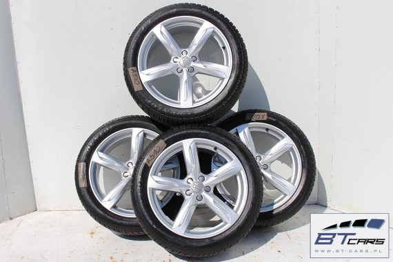 AUDI Q5 FELGI 20 cali OPONY ZIMOWE KOŁA felga 8R0601025D 8,5J*20H2 ET33 opona DUNLOP WINTER SPORT 3D 255/45 101V 8R zima zimowe