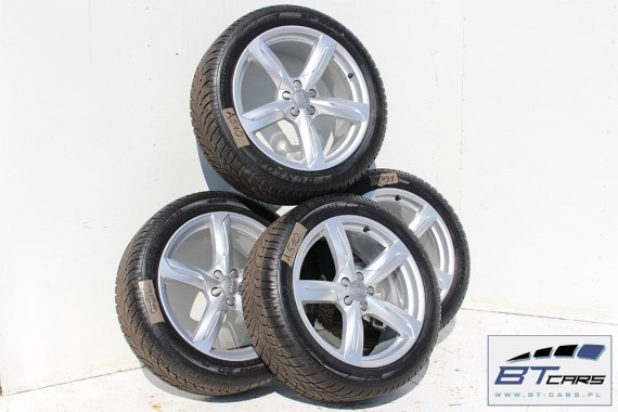 AUDI Q5 FELGI 20 cali OPONY ZIMOWE KOŁA felga 8R0601025D 8,5J*20H2 ET33 opona DUNLOP WINTER SPORT 3D 255/45 101V 8R zima zimowe