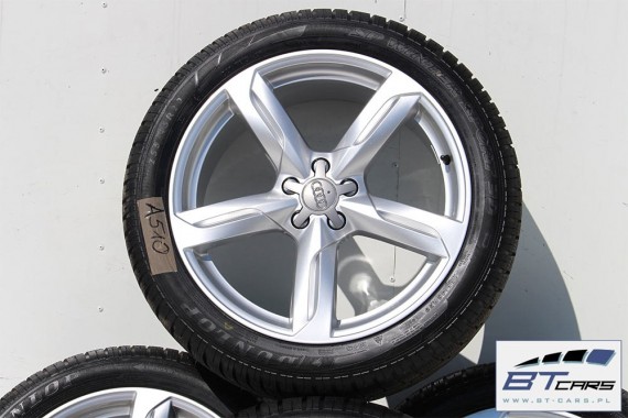 AUDI Q5 FELGI 20 cali OPONY ZIMOWE KOŁA felga 8R0601025D 8,5J*20H2 ET33 opona DUNLOP WINTER SPORT 3D 255/45 101V 8R zima zimowe