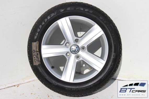 VW GOLF VII SPORTSVAN FELGI 16 cali OPONY KOŁA felga 5G0601025A  6,5J*16H2 ET46  opona GOODYEAR VECTOR FOR SEASONS 205/55/16