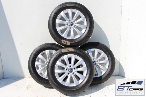 VW NEW THE BEETLE FELGI 16 cali +OPONY LATO KOŁA felga 5C0 601 025 T 6,5J*16H2 ET44 opona BRIDGESTONE B 250 215/60/16 95 H 5C