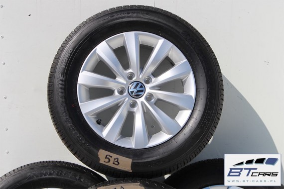 VW NEW THE BEETLE FELGI 16 cali +OPONY LATO KOŁA felga 5C0 601 025 T 6,5J*16H2 ET44 opona BRIDGESTONE B 250 215/60/16 95 H 5C