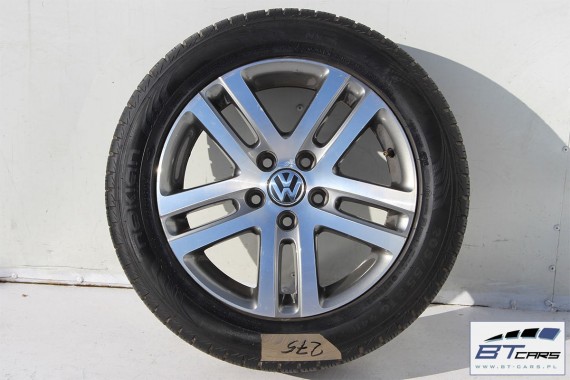 VW GOLF V VI 5 PLUS JETTA TOURAN FELGI 16 cali OPONY ZIMA KOŁA felga 1K0601025BM 6,5J*16H2 ET50 opona Nokian WR G2 205/55/16 94H