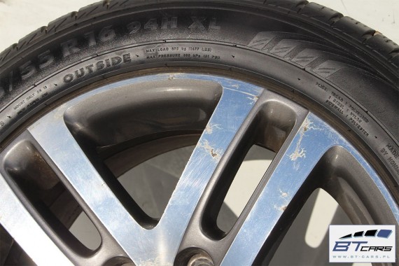 VW GOLF V VI 5 PLUS JETTA TOURAN FELGI 16 cali OPONY ZIMA KOŁA felga 1K0601025BM 6,5J*16H2 ET50 opona Nokian WR G2 205/55/16 94H