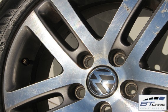 VW GOLF V VI 5 PLUS JETTA TOURAN FELGI 16 cali OPONY ZIMA KOŁA felga 1K0601025BM 6,5J*16H2 ET50 opona Nokian WR G2 205/55/16 94H