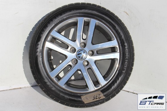 VW GOLF V VI 5 PLUS JETTA TOURAN FELGI 16 cali OPONY ZIMA KOŁA felga 1K0601025BM 6,5J*16H2 ET50 opona Nokian WR G2 205/55/16 94H