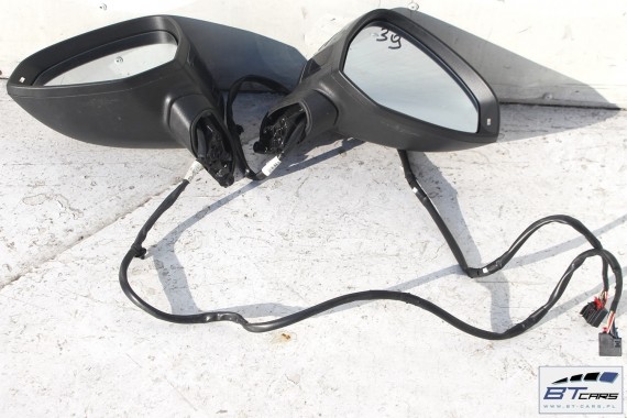 AUDI A4 LUSTERKO DRZWI PRAWE 8W 2015- asystent zmiany pasa ruchu 15 pin LX7L - szary zewnętrzne pinów kabli przewodów 8W1857410