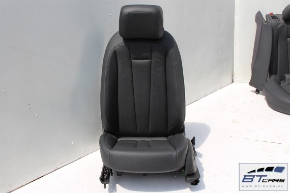 AUDI A4 SEDAN FOTELE KOMPLET FOTELI siedzeń siedzenia fotel tapicerka 8W5 8W skóra kolor czarny B9 USA fotele tapicerka czarna