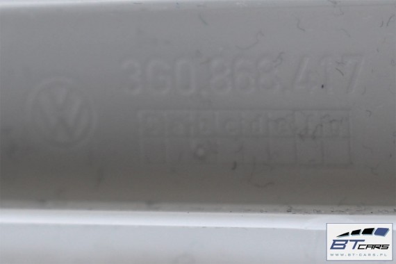 VW PASSAT B8 SŁUPEK B POSZYCIE 3G0868417B 3G0868418B  górne podsufitki PB7 biały 3G0868417C 3G0868418C 3G0 868 417 B 3G0 868 418