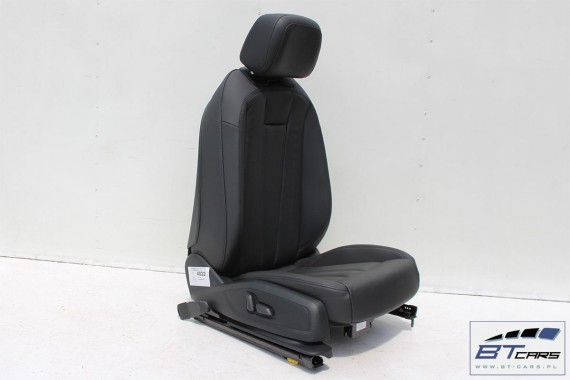 AUDI A4 SEDAN FOTELE KOMPLET FOTELI siedzeń siedzenia fotel tapicerka 8W5 8W skóra kolor czarny B9 USA fotele tapicerka czarna