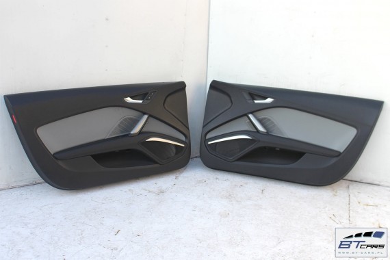 AUDI TT CABRIO BOCZKI DRZWI DRZWIOWE PRZÓD 8S tapicerka skóra szary boczek 8S0867103 8S0867104 8S0867173 8S0867174 czarne Bang