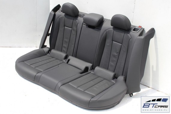 AUDI A4 SEDAN FOTELE KOMPLET FOTELI siedzeń siedzenia fotel tapicerka 8W5 8W skóra kolor czarny B9 USA fotele tapicerka czarna