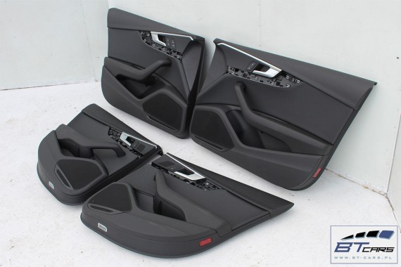 AUDI A4 SEDAN FOTELE KOMPLET FOTELI siedzeń siedzenia fotel tapicerka 8W5 8W skóra kolor czarny B9 USA fotele tapicerka czarna