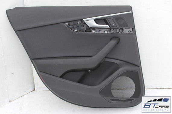 AUDI A4 SEDAN FOTELE KOMPLET FOTELI siedzeń siedzenia fotel tapicerka 8W5 8W skóra kolor czarny B9 USA fotele tapicerka czarna