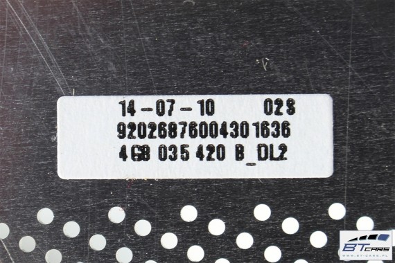 AUDI A7 GŁOŚNIKI + WZMACNIACZE 4G0035465 4G0035466 BANG & OLUFSEN głośnik wzmacniacz nagłośnienie 4G9035621 4G0035825 4G8035825