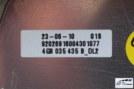 AUDI A7 GŁOŚNIKI + WZMACNIACZE 4G0035465 4G0035466 BANG & OLUFSEN głośnik wzmacniacz nagłośnienie 4G9035621 4G0035825 4G8035825