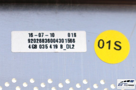 AUDI A7 GŁOŚNIKI + WZMACNIACZE 4G0035465 4G0035466 BANG & OLUFSEN głośnik wzmacniacz nagłośnienie 4G9035621 4G0035825 4G8035825