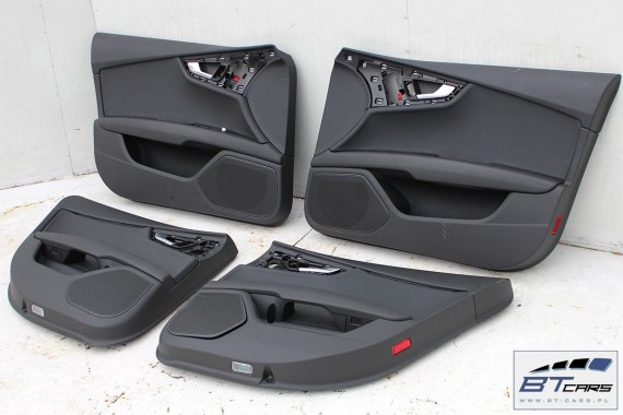 AUDI A7 BOCZEK BOCZKI DRZWI drzwiowe tapicerka skóta 4G8 BOSE 4G8867103 4G8867104 4G8867303 4G8867304