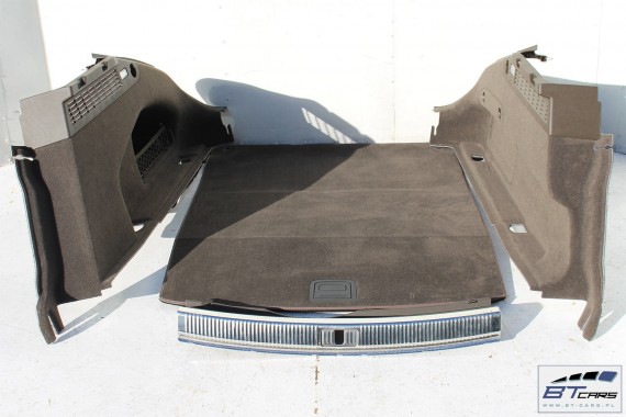 AUDI A7 BOCZKI + DYWAN BAGAŻNIKA 4G8863887A 4G8863888A 4G8863471 4G8863463 BOCZEK TAPICERKA JC8 QC7 brązowy 4G8863887B 4G8863888