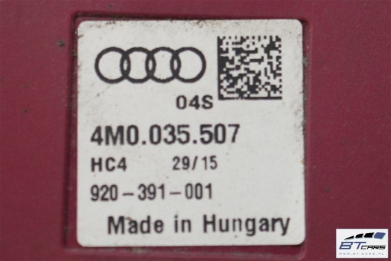 AUDI A3 A4 A6 A7 A8 Q7 ANTENA TELEFON 4M0035507 4M0 035 507 ANTENY TELEFONU WZMACNIACZ 4M0035507 4M0035507 4M0035507 4M0035507