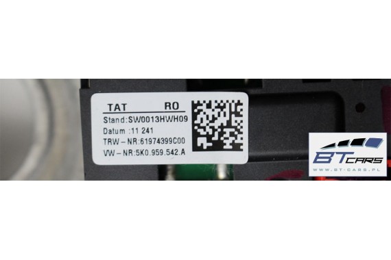 VW JETTA KIEROWNICA MULTI DRGANIA 5C0419091S 5C0419091AM 5C0 419 091 5C0419091AM 5C USZ czarny 5K0959542A 5C0419091S 5C0419091S