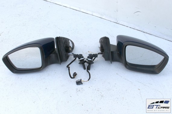 SEAT TOLEDO LUSTERKO DRZWI PRAWE 2 pin kabli IV 4 zewnetrzne NH 2012-  Z5 LF5A - niebieski (pacific blue)