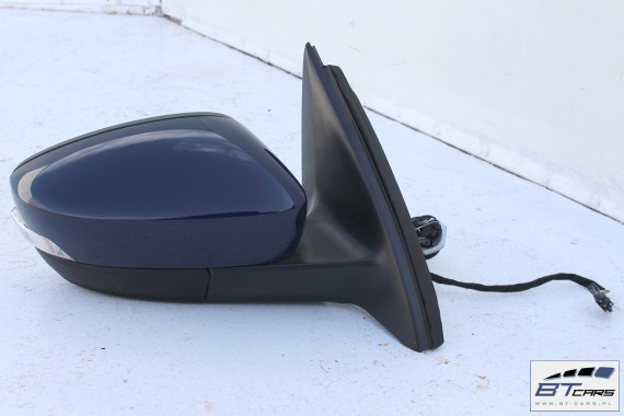 SEAT TOLEDO LUSTERKO DRZWI PRAWE 2 pin kabli IV 4 zewnetrzne NH 2012-  Z5 LF5A - niebieski (pacific blue)