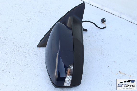 SEAT TOLEDO LUSTERKO DRZWI PRAWE 2 pin kabli IV 4 zewnetrzne NH 2012-  Z5 LF5A - niebieski (pacific blue)