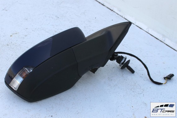 SEAT TOLEDO LUSTERKO DRZWI PRAWE 2 pin kabli IV 4 zewnetrzne NH 2012-  Z5 LF5A - niebieski (pacific blue)