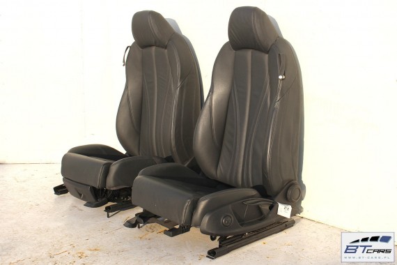 AUDI TT CABRIO FOTELE KOMPLET FOTELI siedzeń siedzenia tapicerka 8S 8S7 2015- skóra czarna