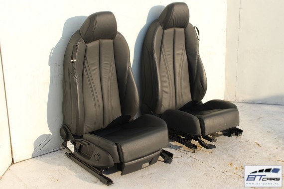 AUDI TT CABRIO FOTELE KOMPLET FOTELI siedzeń siedzenia tapicerka 8S 8S7 2015- skóra czarna