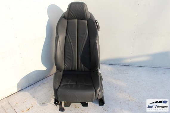 AUDI TT CABRIO FOTELE KOMPLET FOTELI siedzeń siedzenia tapicerka 8S 8S7 2015- skóra czarna