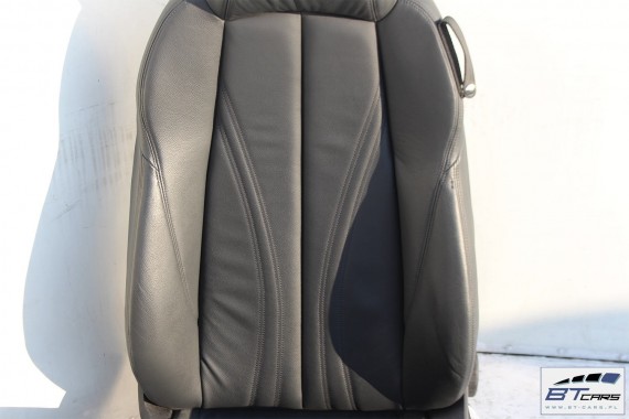 AUDI TT CABRIO FOTELE KOMPLET FOTELI siedzeń siedzenia tapicerka 8S 8S7 2015- skóra czarna