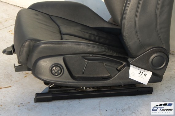 AUDI TT CABRIO FOTELE KOMPLET FOTELI siedzeń siedzenia tapicerka 8S 8S7 2015- skóra czarna