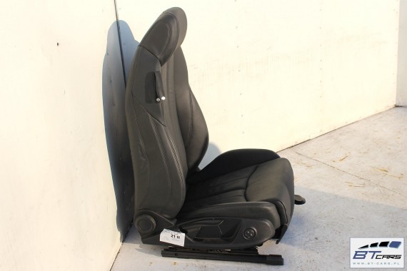 AUDI TT CABRIO FOTELE KOMPLET FOTELI siedzeń siedzenia tapicerka 8S 8S7 2015- skóra czarna