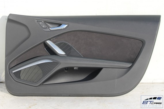 AUDI TT CABRIO FOTELE KOMPLET FOTELI siedzeń siedzenia tapicerka 8S 8S7 2015- skóra czarna