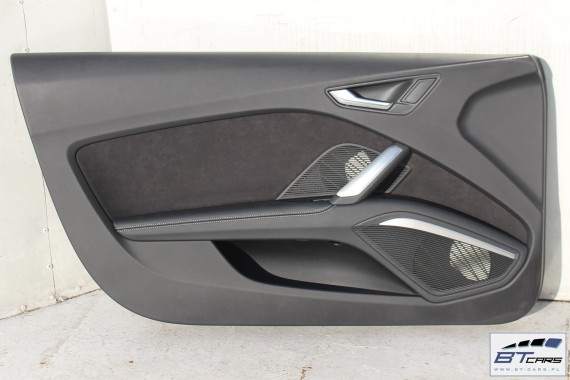 AUDI TT CABRIO FOTELE KOMPLET FOTELI siedzeń siedzenia tapicerka 8S 8S7 2015- skóra czarna