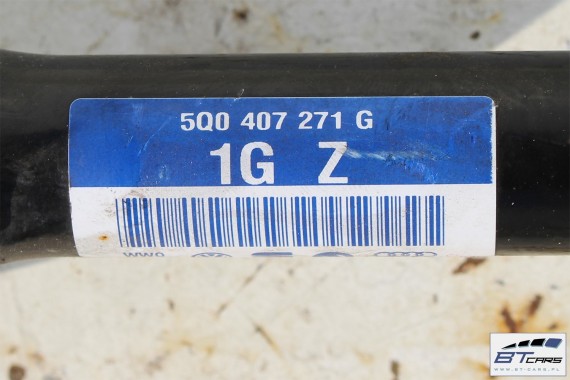VW AUDI SKODA SEAT PÓŁOŚ PRZÓD LEWA 5Q0407271G 5Q0407761DX 5Q0 407 271 G 5Q0 407 761 DX