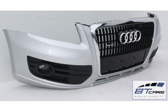 AUDI Q5 8R KOMPLETNY PRZÓD maska błotniki zderzak pas przedni lampy wzmocnienie błotnik lampa Kolor LA7W - srebrny refleks