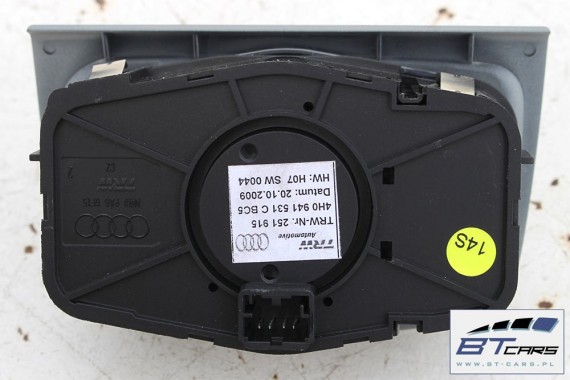 AUDI A8 PRZEŁĄCZNIK WŁĄCZNIK ŚWIATEŁ 4H0941531C BC5 - szary tytanowy 4H0 941 531 C 4H0941531C 4H 4H0941531C 4H0941531C 4H0941531