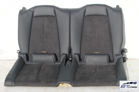 AUDI TT FOTELE KOMPLET FOTELI siedzeń siedzenia tapicerka 8S wykonane ze skóry i alcantary kolor czarny