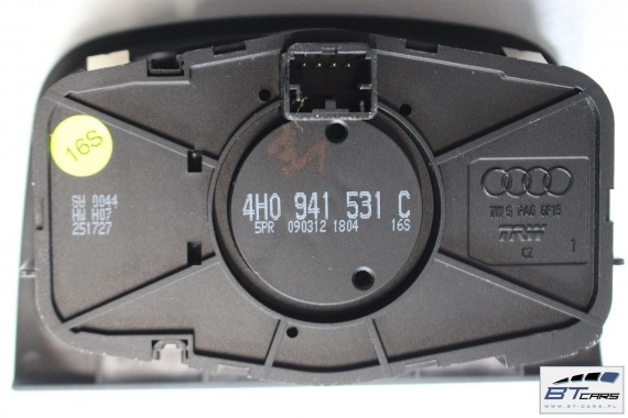 AUDI A8 PRZEŁĄCZNIK WŁĄCZNIK ŚWIATEŁ 4H0941531C 5PR czarny 4H0 941 531 C 4H0941531C 4H 4H0941531C 4H0941531C 4H0941531 4H0941531