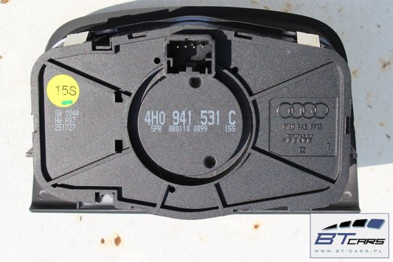 AUDI A8 PRZEŁĄCZNIK WŁĄCZNIK ŚWIATEŁ 4H0941531C 5PR czarny 4H0 941 531 C 4H0941531C 4H 4H0941531C 4H0941531C 4H0941531 4H0941531