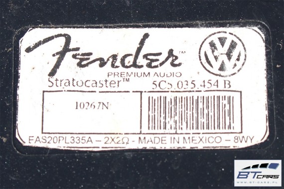 VW THE BEETLE GŁOŚNIKI FENDER + WZMACNIACZ 5C 3T0035456B 5C5035453A 5C5035454B 5C6035411B 5C5035591 NAGŁOŚNIENIE 5C6035456A 5C