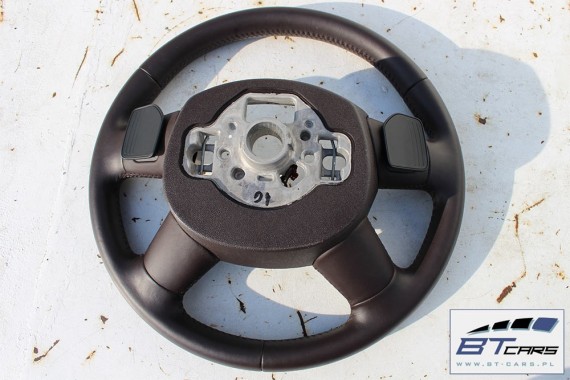 AUDI A8 KIEROWNICA 4H0419091B 4H0419091AA SKÓRA PODGRZEWANA 4H0 419 091 B DE8 - brąz mokka 4H D4 4H0 419 091 AA  4H0419091BA