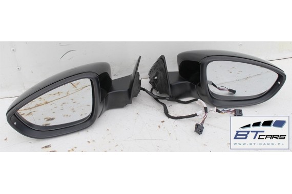 VW NEW THE BEETLE LUSTERKO DRZWI LEWE 5C 8 pin zewnętrzne pinów kabli przewodów 8PIN 5C0 2T 	LC9X 	Głęboka czerń Czarny