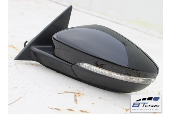 VW NEW THE BEETLE LUSTERKO DRZWI LEWE 5C 8 pin zewnętrzne pinów kabli przewodów 8PIN 5C0 2T 	LC9X 	Głęboka czerń Czarny